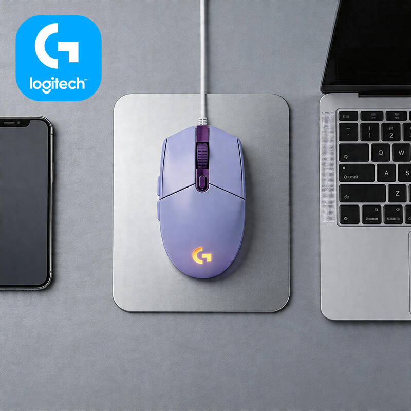 Logitech Mouse G203 - Mouse Gamer Logitech G203 LIGHTSYNC 8000