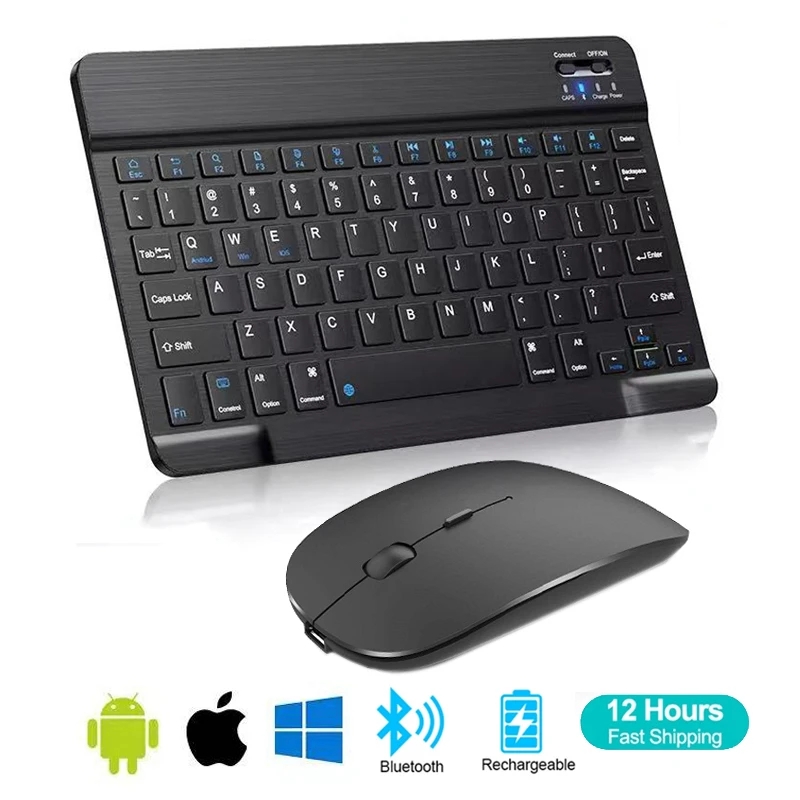 Gaming Accessories Korea - Espanhol francês bluetooth teclado sem fio