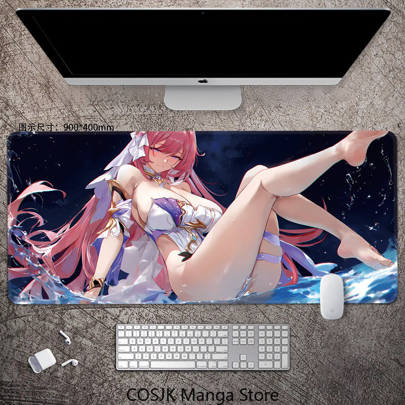 Gaming Accessories Korea - Mouse Pad Gamer Anime Honkai Impact