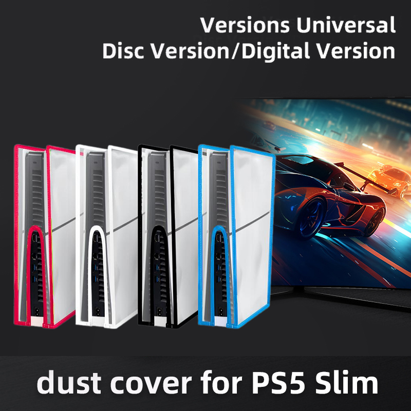 Gaming Accessories Pack - Dustproof Console Caso Transparente, Dustproof Capa
