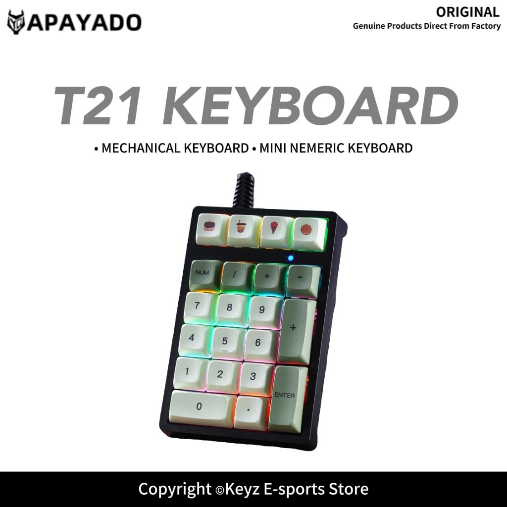 Keyboard Numpad Separate - Teclado Numérico Mini com Fio de