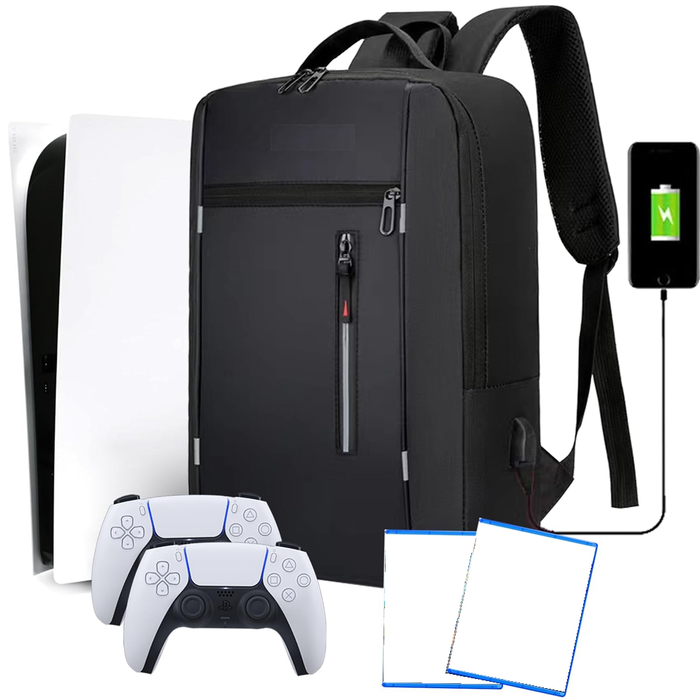 Gaming Accessories Pack - Bolsa de armazenamento multifuncional, mochila para