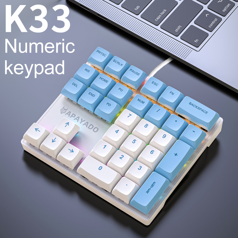 Keyboard Numpad Separate - Teclado Numérico Compacto K33, Teclado Numérico
