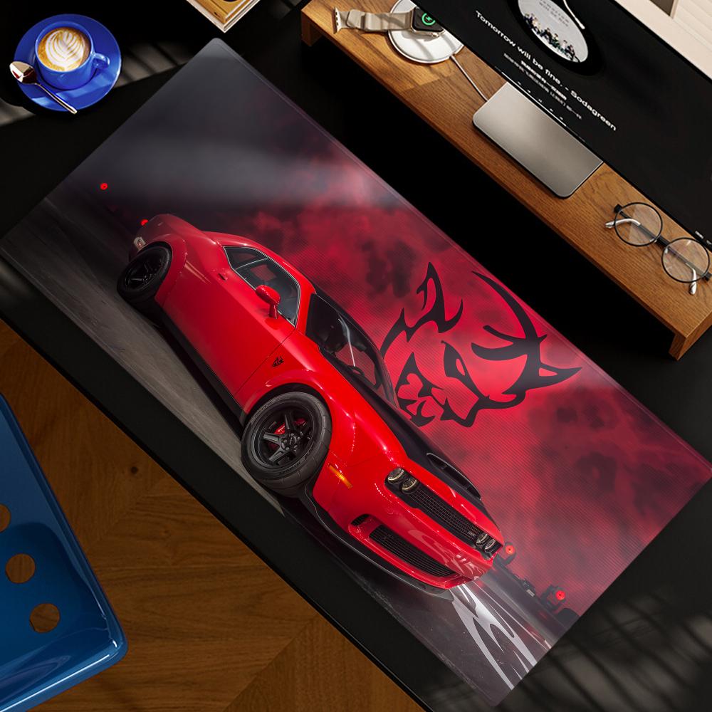 Gaming Mouse Pad Xl - D-dodges carro legal mouse pad xxl