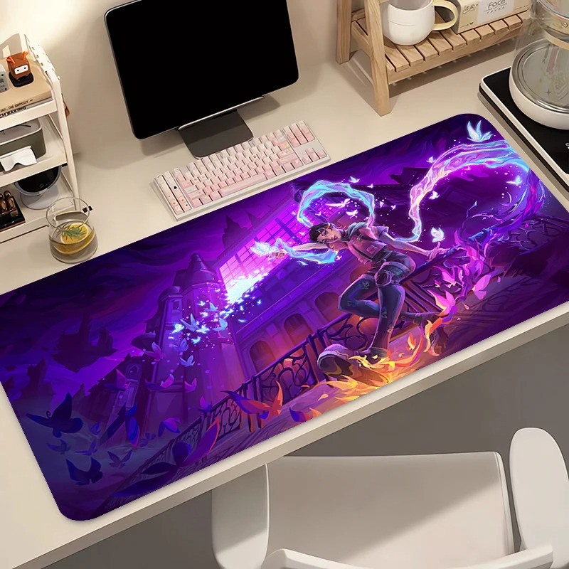 Gaming Accessories Setup - Mouse Pad Gamer para Computador Anime