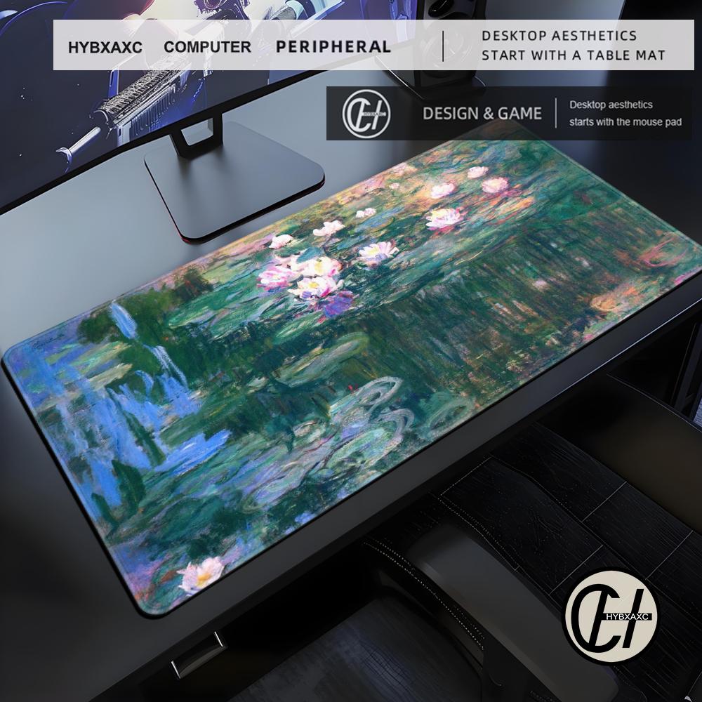 Gaming Mouse Pad Xl - Monet pintura a óleo mouse pad