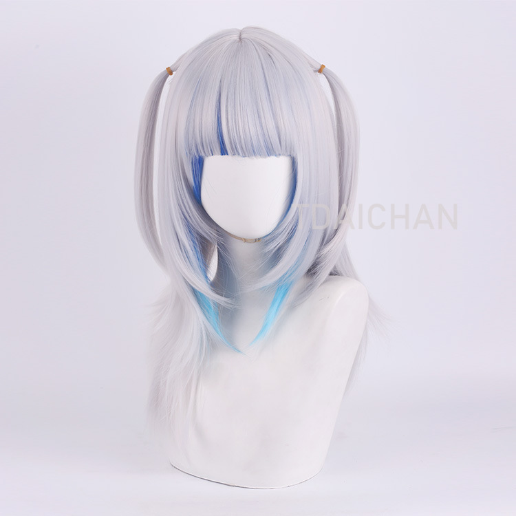 2025 gawr gura peruca cosplay  - Gaming Accessories Korea avaliação e preço