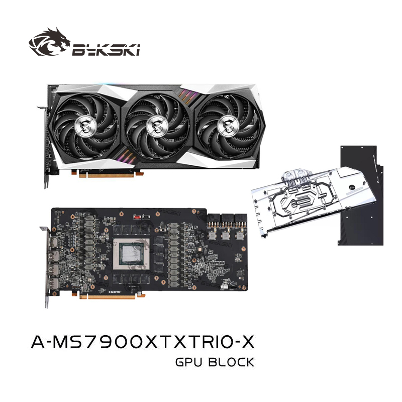 Bykski A-MS7900XTXTRIO-X Bloco - Amd Vga Rx 7900 Xtx avaliação e preço