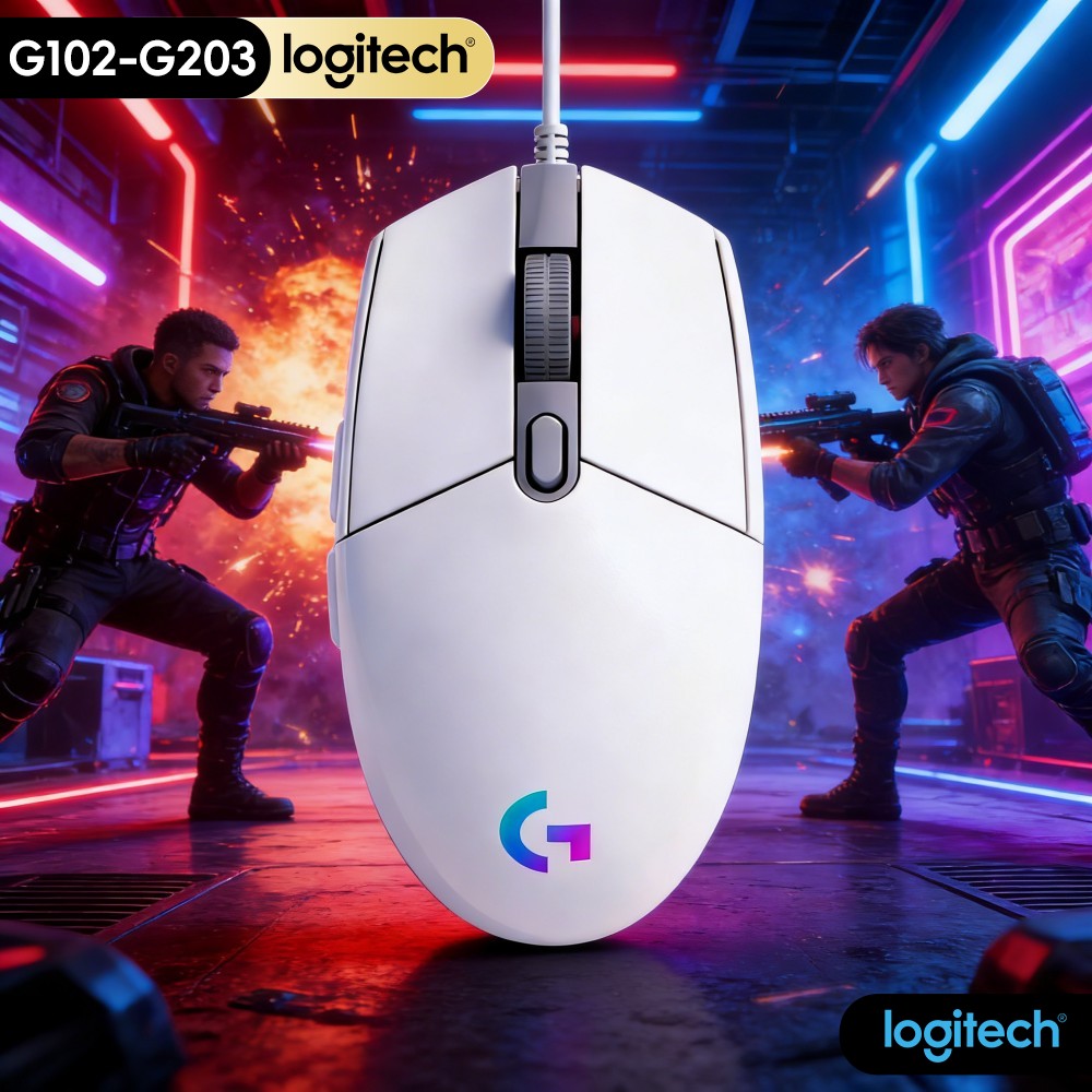 Mouse Original Logitech G203 P - Logitech Mouse G203 avaliação e preço
