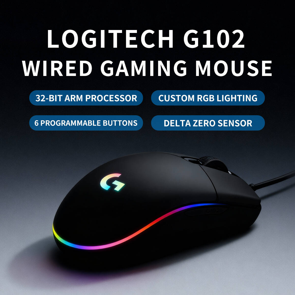 Mouse Original Logitech G203 P - Logitech Mouse G203 avaliação e preço