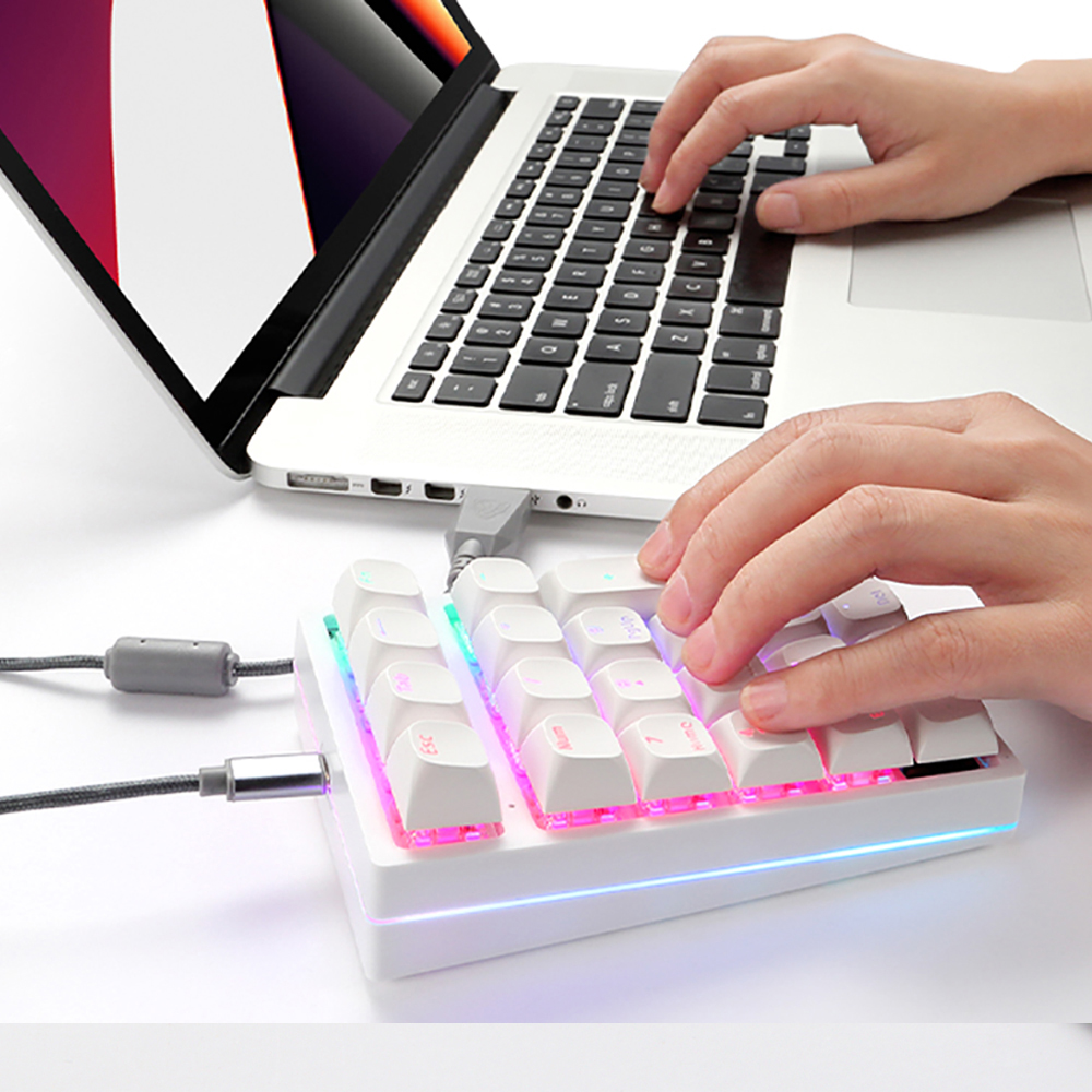 K24pro 21 teclas número pad te - Keyboard Numpad Separate avaliação e preço