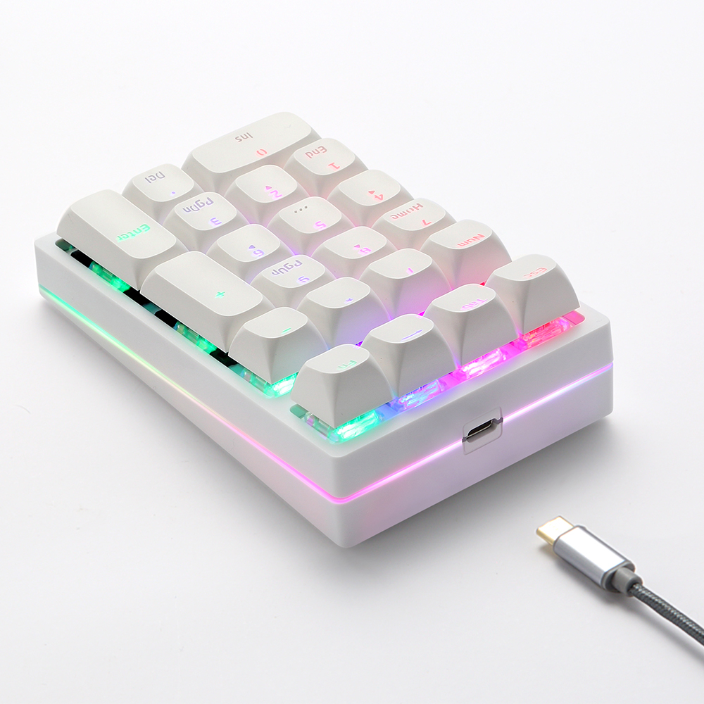 K24pro 21 teclas número pad te - Keyboard Numpad Separate avaliação e preço
