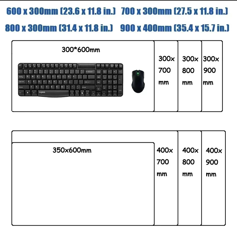Mouse Pad XXL DIY Anime Mairui - Gaming Mouse Pad Xl avaliação e preço