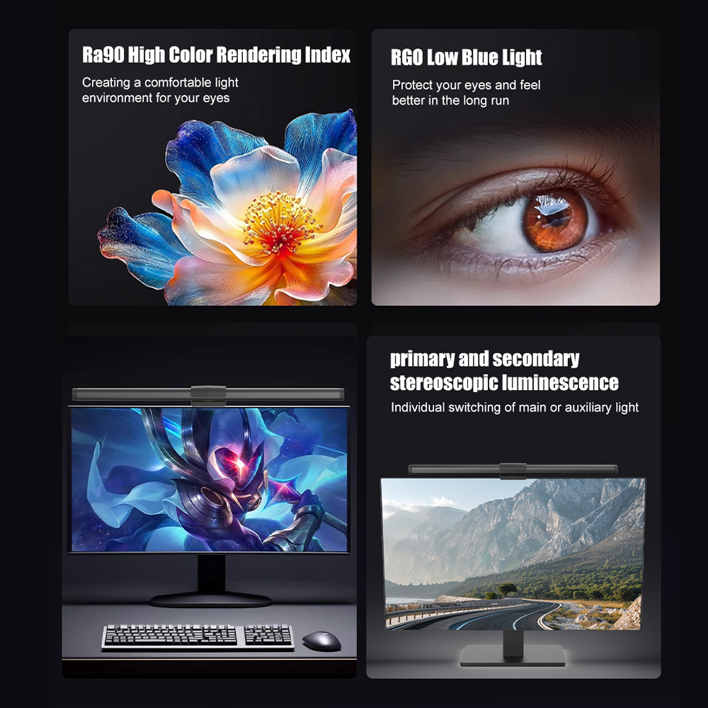 Barra de Luz para Monitor 43CM - Gaming Accessories Wall Mount avaliação e preço
