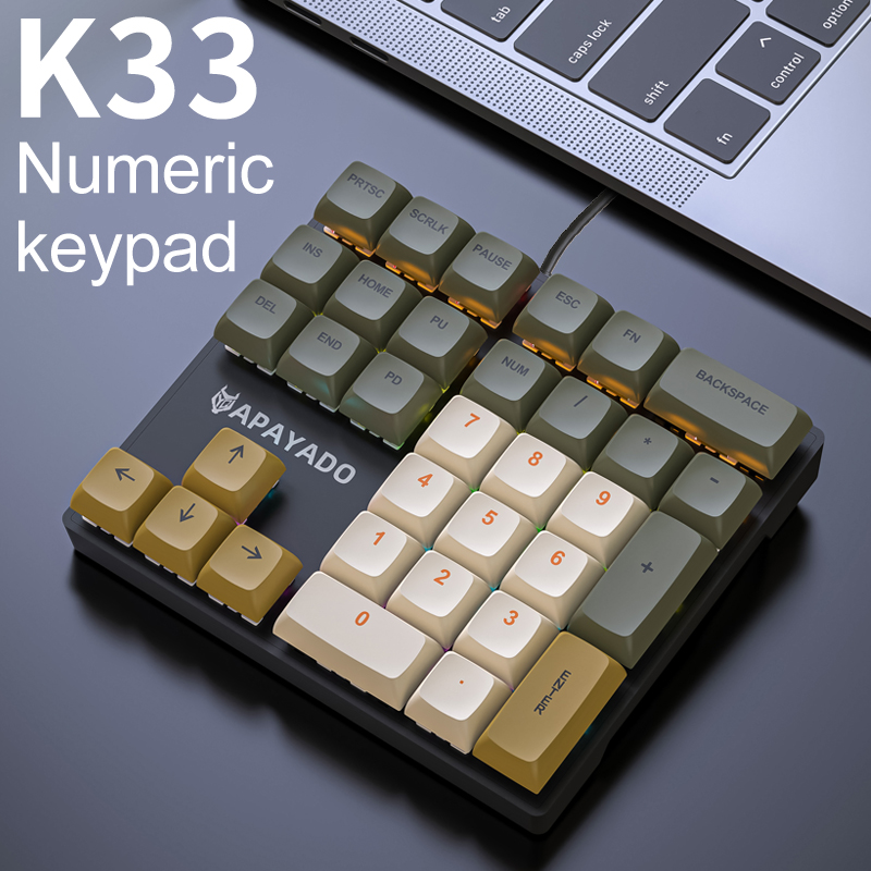 Teclado Numérico Compacto K33, - Keyboard Numpad Separate avaliação e preço