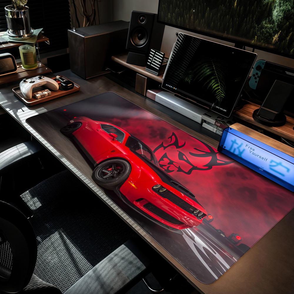 D-dodges carro legal mouse pad - Gaming Mouse Pad Xl avaliação e preço