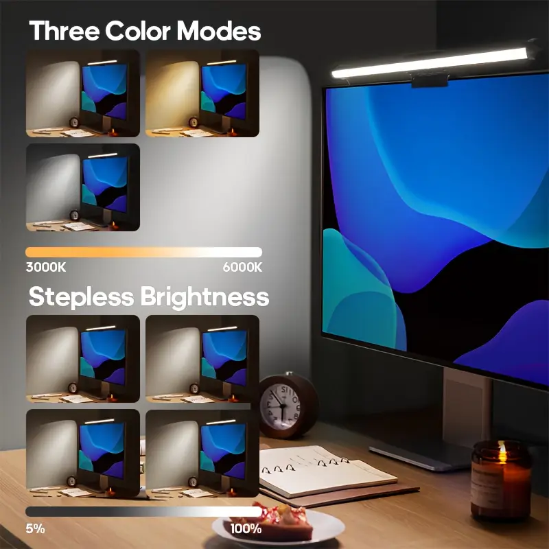 Barra de luz suspensa para mon - Gaming Accessories Wall Mount avaliação e preço